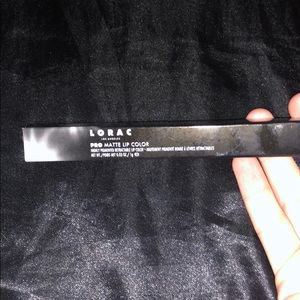 Lorac Pro Matte Lipstick in color Aubergine